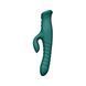 Смарт пульсатор-кролик с вибрацией Zalo Mose 2 Turquoise Green, подогрев до 42&deg;C, кристалл Swarovski