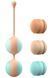 Вагинальные шарики Liebe Kewos &mdash; Peach/Mint, 5 шариков в комплекте, 15, 25, 35, 45 и 55 г