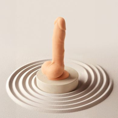 Фаллоимитатор с вибрацией и ротацией Strap-On-Me Rotating & Vibrating Realistic Dildo - L - Vanilla