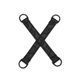 Набор Liebe Seele Black Lace and Neoprene 11pcs Bondage Kit, анальная пробка с кристаллом, вибропуля