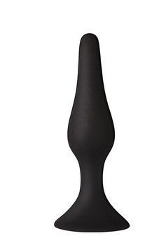 Анальная пробка на присоске MAI Attraction Toys №33 Black, длина 11,5cм, диаметр 3см