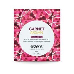 Пробник массажного масла EXSENS Garnet Argan 3мл