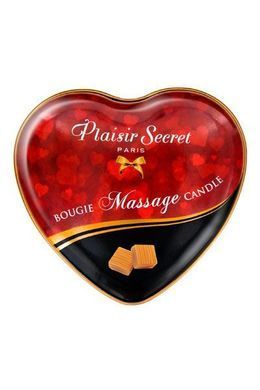 Массажная свеча сердечко Plaisirs Secrets Caramel (35 мл)