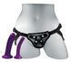 Набор для страпона Sportsheets Anal Explorer Kit, для новичков, 2 насадки, диаметр 2см и 3,5см, Фиолетовый