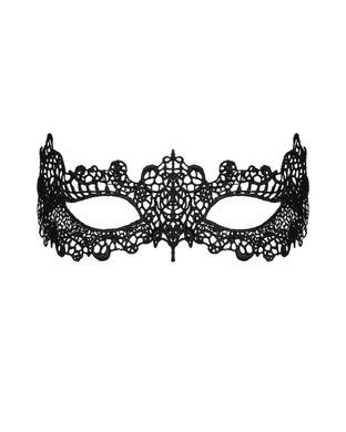 Кружевная маска Obsessive A701 mask, единый размер, черная