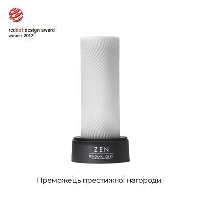 Мастурбатор Tenga 3D Zen, очень нежный, из антибактериального эластомера с серебром