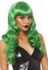 Волнистый парик Leg Avenue Misfit Long Wavy Wig Green, длинный, реалистичный вид, 61 см
