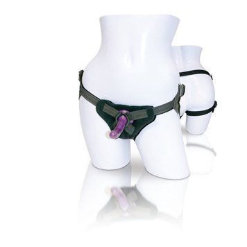 Трусики со страпоном Sportsheets - New Comers Strap-on Kit для новичков, Фиолетовый