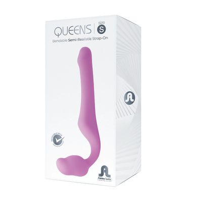 Безремневой страпон Adrien Lastic Queens S, регулируемый изгиб, диаметр 3 см