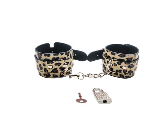 Набор MAI BDSM STARTER KIT Nº 75 Leopard: плеть, кляп, наручники, маска, ошейник, веревка, зажимы