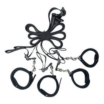 Растяжка на кровать Punishment - 5-Piece Bed Restraint Kit &ndash; Black