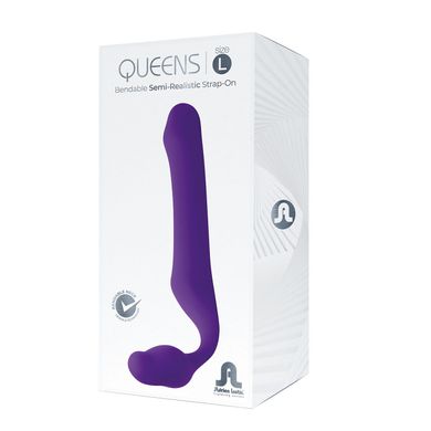 Безремневой страпон Adrien Lastic Queens L, регулируемый изгиб, диаметр 3,8 см