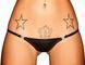 Трусики с мокрым эффектом Noir Handmade P005 Panties XXL, открываются сбоку