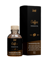 Массажный гель для интимных зон Intt Coffee (30 мл) разогревающий