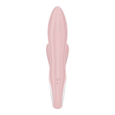 Вибратор-кролик надувной Satisfyer Air Pump Bunny 3, 12 режимов, двойной отросток