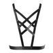 Портупея из экокожи Bijoux Indiscrets Maze &ndash; Cross Cleavage Harness Black