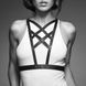 Портупея из экокожи Bijoux Indiscrets Maze &ndash; Cross Cleavage Harness Black