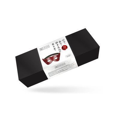 Кожаная маска на глаза Liebe Seele Wine Red Eye Mask