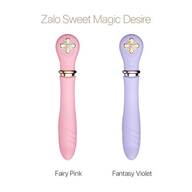 Пульсатор с подогревом Zalo Sweet Magic - Desire Fantasy Violet, турбо режим