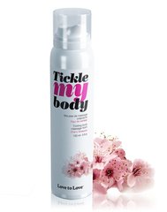 Массажная пена Love To Love TICKLE MY BODY Cherry Blossom (150 мл) увлажняющая