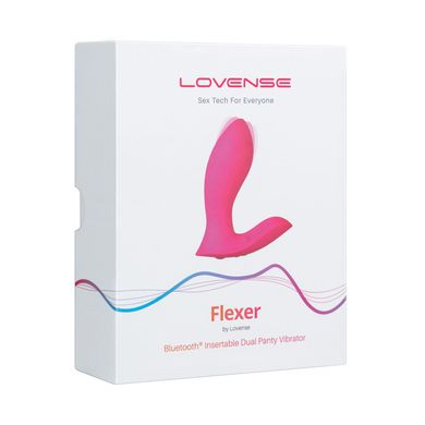 Смарт-вибратор в трусики Lovense Flexer, манящее движение + вибрация, стимуляция клитора и точки G