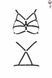 Бюстгальтер-стрепы Passion Exclusive ARMANDA BRA XXL/XXXL, black