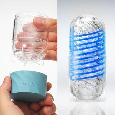 Мастурбатор Tenga Spinner DX 03 Steps, с упругой стимулирующей спиралью внутри, мощное воздействие