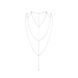 Цепочка для спины Bijoux Indiscrets Magnifique Back and Cleavage Chain - Silver, украшение для тела