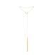 Цепочка для тела Bijoux Indiscrets Magnifique Tickler Pendant Chain &mdash; Gold