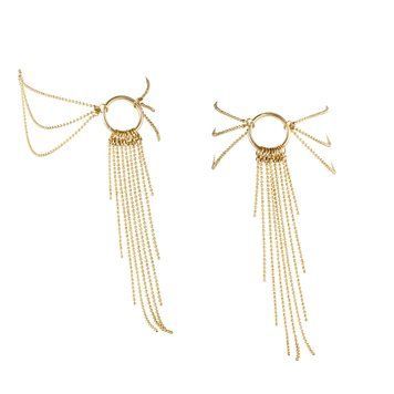 Браслеты для ног Bijoux Indiscrets Magnifique Feet Chain &mdash; Gold