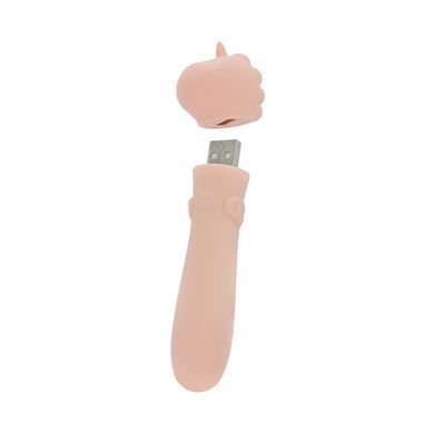 Вибратор-единорожка Unihorn USB Bullet &ndash; Heart Throb, вибропуля, USB-зарядка, 10 режимов
