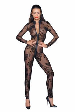 Сетчатый бодистокинг Noir Handmade F237 Long tulle overall, L