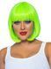 Парик Leg Avenue 12&Prime; Neon short bob wig Neon Green