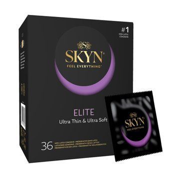 Безлатексные премиум-презервативы SKYN Elite 36 шт, ультратонкие