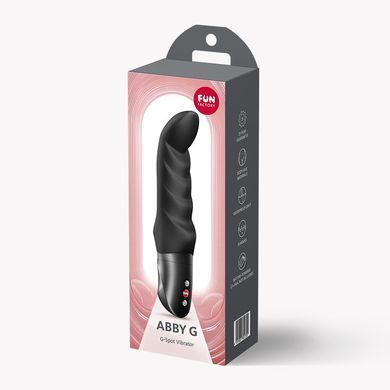 Вибратор для точки G Fun Factory Abby G Black, 10 режимов работы, на батарейках