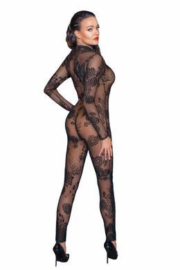 Сетчатый бодистокинг Noir Handmade F237 Long tulle overall, XXL