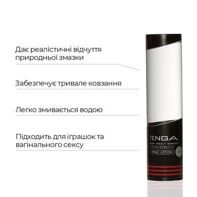 Охлаждающий лубрикант Tenga Hole Lotion WILD (170 мл) с ментолом на водной основе, жиденький