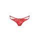 Трусики с завязочками по бокам WARDA THONG red L/XL - Passion Exclusive