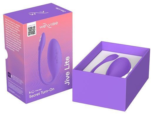 Смарт-виброяйцо We-Vibe Jive Lite Purple, небольшой размер