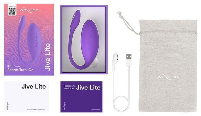 Смарт-виброяйцо We-Vibe Jive Lite Purple, небольшой размер