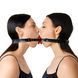 Двойной кляп Art of Sex - Twins, натуральная кожа