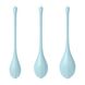 Набор йони бусин Satisfyer Yoni Power 2 Light Blue, диаметр 2-2,5-3см, вес 22-44-73гр